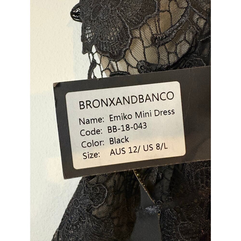 Bronx and Banco Emiko Mini Dress Floral Lace Cocktail Party Evening Formal 8 - Picture 13 of 14